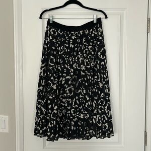 H&M Cheetah Print Midi Skirt